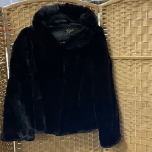 Vtg. Reads faux fur Teddy Jacket